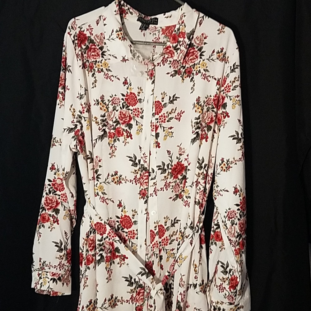 Button Down Plus Size Dress